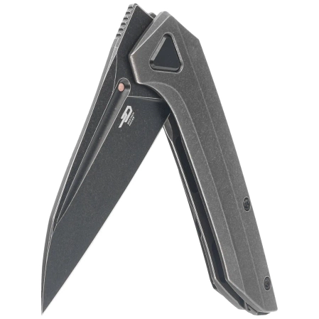 Bestech VK-Navi Knife Black-Bronze Titanium, Black Stonewashed MagnaCut by Vulpex Knives (BT2404A)