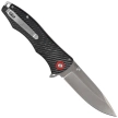 Nóż składany Muela Panzer-10BM Black Micarta, Satin D2