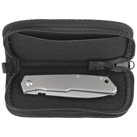 Fox The Sicilian Grey Titanium, Stonewashed N690 by Bob Terzuola Knife (FX-525 TI)