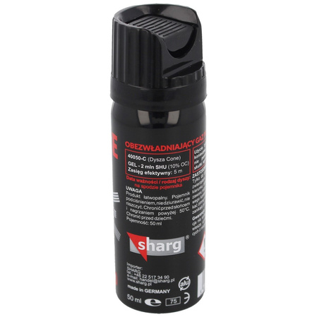 Sharg Nato Defence Gel 2mln Pepper Spray, Cone 50ml (40050-C)