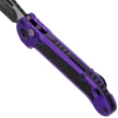 Microtech LUDT Gen III T/E Automatic Knife Purple Aluminum, Black M390MK by Tony Marfione (1136-1PU)