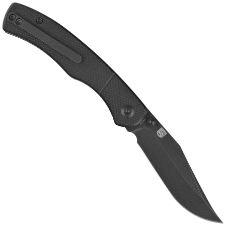 Civivi Clingman Knife Black G10, Black Stonewashed Nitro-V by Taylor Martin Best Damn EDC (C23065-1)