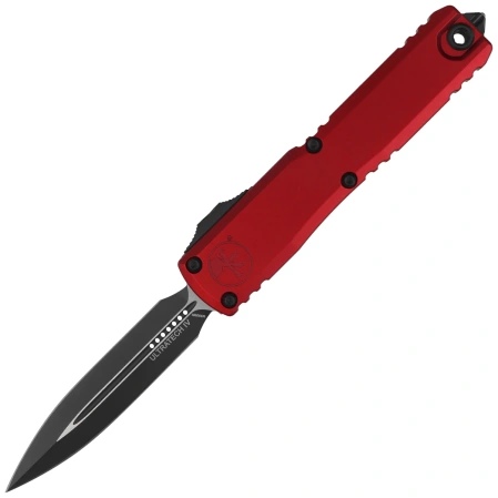 Nóż automatyczny OTF Microtech Ultratech Gen IV D/E Merlot Aluminium, Black M390MK by Tony Marfione (11224-1MR)