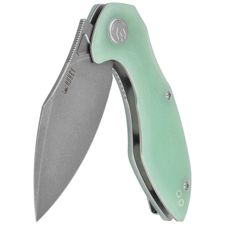 Kubey Nobel Knife Jade G10, Beadblasted 14C26N (KU236M)
