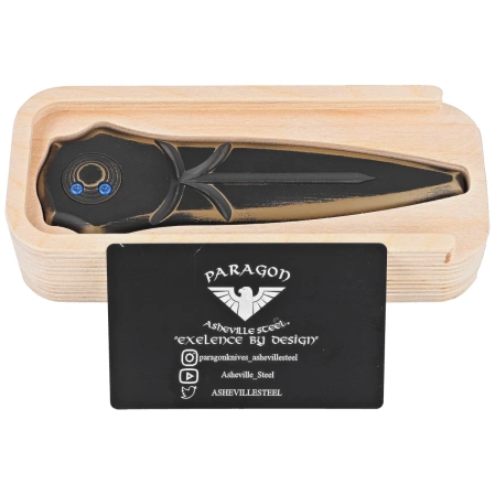 Paragon Warlock-X Convergence Black Aluminum, Black Cerakote CPM S35VN (WLOCX-DUNE-THEME2)