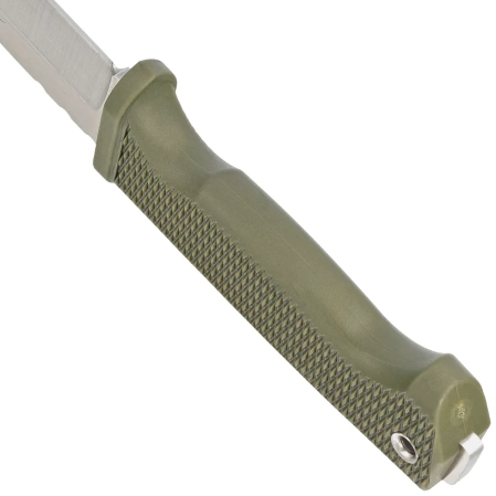 Demko FreeReign Tanto Knife OD Green Rubberized, Satin AUS10A by Andrew Demko (FR-10A-TOD)