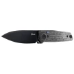 Reate PL-6 Knife Black Micarta, Black PVD Nitro-V (PL-6 BKM PVD)