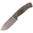 LionSteel Bushcraft Green Canvas Micarta, Satin M390 by Moletta (M2M CVG)