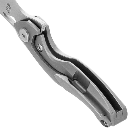 Bestech The Reticulan Neck Knife Grey Titanium, Stonewashed / Satin CPM S35VN by Elijah Isham (BT1810A)