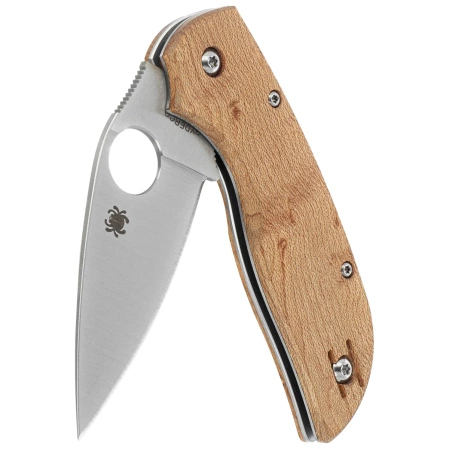 Spyderco Chaparral Slipit Knife Birdseye Maple, Satin CTS XHP by Sal Glesser (C152NLWDP)