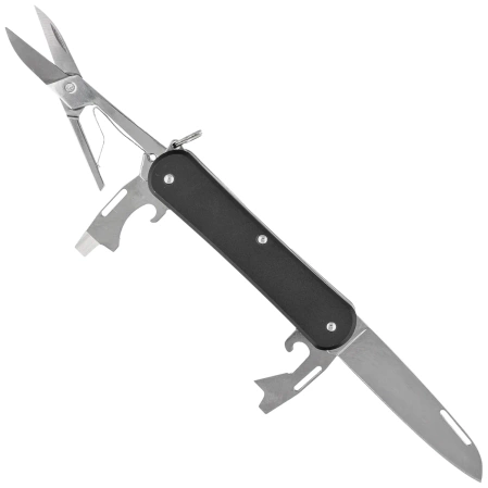 Scyzoryk Fox Vulpis F4 Black Aluminium, Polished N690Co (FX-VP130-F4 BK)