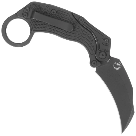Nóż grawitacyjny Reate EXO-K Gravity Karambit Black Aluminium, Black PVD N690