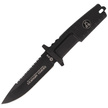 K25 RK-31910 Knife Black Rubber, Black Titanium 7Cr17Mov