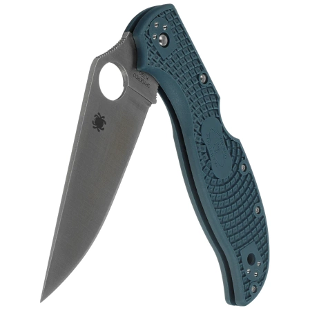 Nóż składany Spyderco Stretch 2 XL Lightweight Blue FRN, Satin K390 by Sal Glesser (C258FPK390)