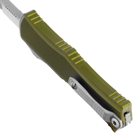 Microtech Hera II Mini Bayonet OTF Knife OD Green Aluminium, Apocalyptic M390MK by Tony and Sean Marfione (1701M-10APOD)