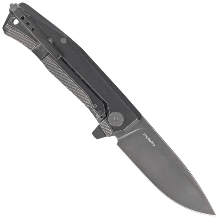 LionSteel Myto Knife Snake Skin Fat Carbon, Old Black MagnaCut by Molletta (MT01 MC SS)