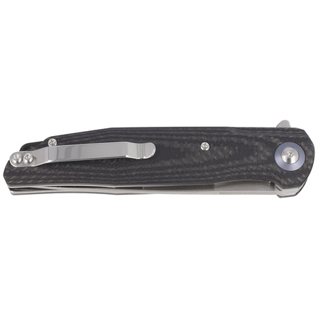 Nóż składany Bestech Ascot Carbon Fiber / Black G10, Satin D2 (BG19A)
