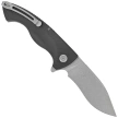 Kubey Timberwolf KU208D Knife Black G10, Stonewashed 14C28N