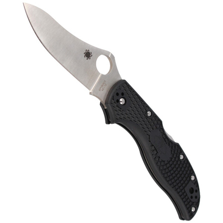 Spyderco Stretch 2 Lightweight Black PlainEdge Knife (C90PBK2)