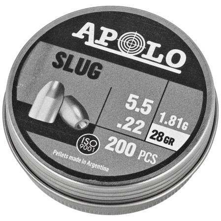 Zestaw 2x opakowanie Śrut Apolo Slug 28 5.5 mm, 250 szt. 1.81g/28.0gr (19302)