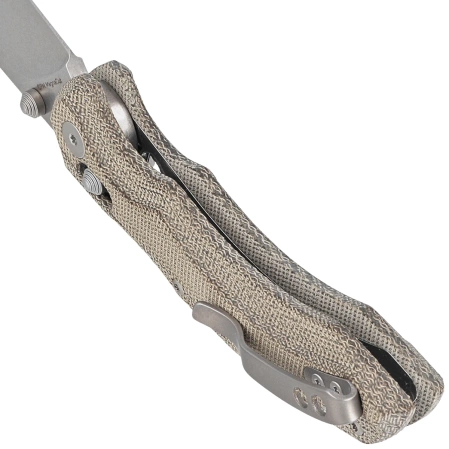 Viper Oniro Green Canvas Micarta, Stonewashed MagnaCut by Denis Simonutti (V6012CG)