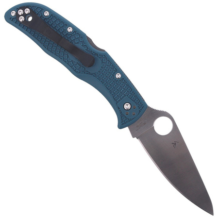 Spyderco Endela FRN Blue, K390 Plain knife (C243FPK390)
