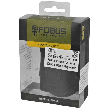 Fobus Double-Stack 9 mm Magazine Pouch, suitable for Glock 19, S&W M&P, Sig P320, P320 X-Macro, CZ 75, Beretta PX4, IWI Masada (OWPL)