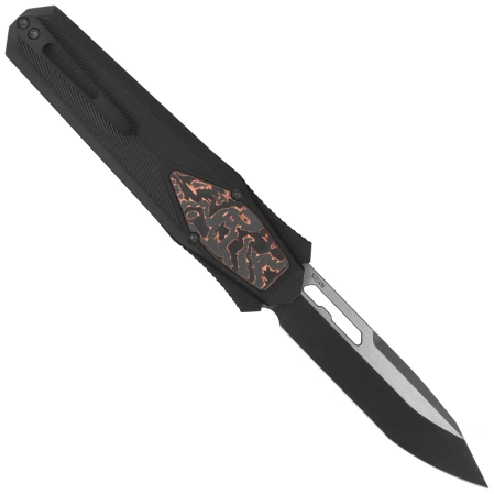 Nóż grawitacyjny Remette RT-Swordfish T Black Aluminum/Copper Carbon Fiber, Titanium Black Stonewashed S35VN (ZL103D15)
