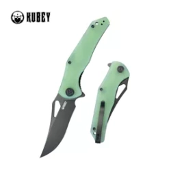 Nóż składany Kubey Phemius KU149H Jade G10, Blackwashed 14C28N