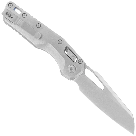 Microtech MSI S/E Ram-Lok Marfione Select Stonewashed Titanium, Blue HW, Stonewashed M390MK by Tony Marfione (210-10MS2)