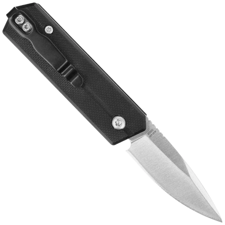 Herbertz CJH Black G10 Automatic Knife, Satin 420 (55028)