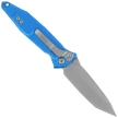 Microtech Socom Elite T/E-M Blue Aluminum, Apocalyptic M390 by Tony Marfione (161-10APBL)
