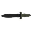 FOX Veleno D/E Knife OD Green G10, Black Top Shield N690Co (FX-596 G10 OD AF)