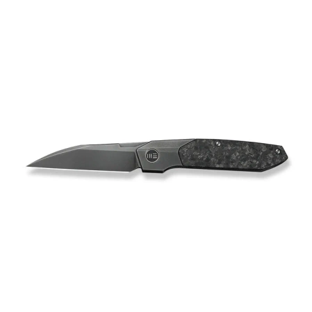 Nóż składany WeKnife Brr15 Gray Titanium/Shredded Carbon Fiber, Polished Gray M390 by Rafal Brzeski (WE24007-3)