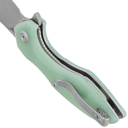 Kubey Nobel Knife Jade G10, Beadblasted 14C26N (KU236M)