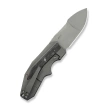 WeKnife Coral SLT Gray Titanium/Marble Carbon Fiber, Gray Stonewashed 20CV by Gustavo T. Cecchini (WE24044-2)