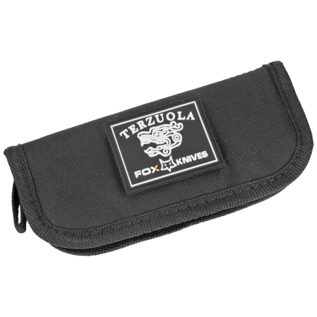 Fox Original Gangster Black Micarta, Satin MagnaCut by Bob Terzuola Knife (FX-ATC-OG01 LMB)