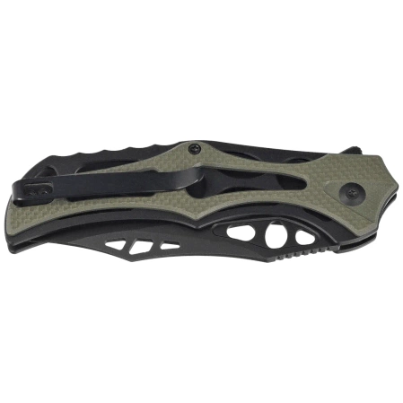 Civivi Biophase Knife Black Aluminum/OD Green G10, Black Stonewashed Nitro-V (C23083C-2)