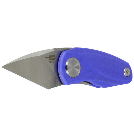 Bestech Knife Tulip Blue G10, Satin / Stonewash 14C28N by Ostap Hel (BG38D)