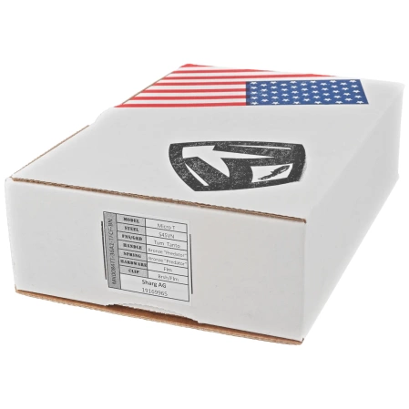 Medford Micro Praetorian T Tanto, Bronze ''Predator'' Titanium, Flm HW, Brsh/Flm Clip, Tumbled S45VN by Greg Medford (MK0084TT-36A1-TFCF-BN)