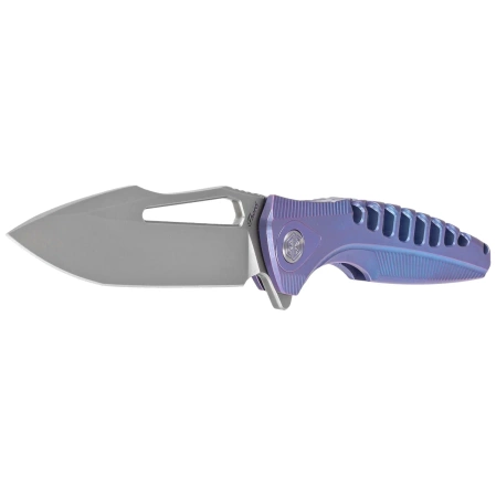 Nóż składany RikeKnife Thor 5 Blue Titanium, Satin M390 (RK-Thor5-B)