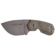 Viper Knife Berus1 Green Canvas Micarta, Stonewashed by Rumici (VT4012CG)