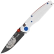 ANV A100 BB Limited Edition No 13/100 Knife White GRN, Black DLC Sleipner (ANVA100-036)