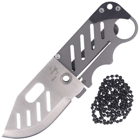 Böker Plus Credit Card Knife Titanium / G10, Satin 440C by John Kubasek (01BO010)