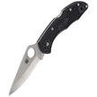 Spyderco Delica 4 FRN Black PlainEdge Knife (C11PBK)