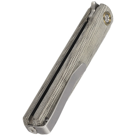 Nóż składany MKM Flame Light Dagger Green Micarta, Stonewashed M390 by Michael Zieba (MK FL02L-GC)