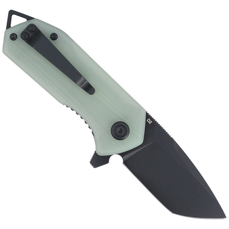 Nóż składany Kubey Campe KU203I Jade G10, Dark Stonewashed D2