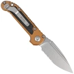Microtech LUDT Gen III S/E Automatic Knife Tan Aluminum, Apocalyptic P/S M390MK by Tony Marfione (1135-11TA)