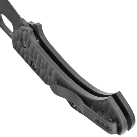 Nóż składany Fox Zero 2.0 Desert Warrior Black FRN, Black Top Shield Becut by Jens Ansø (FX-311 B)