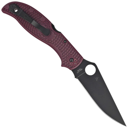 Nóż składany Spyderco Stretch 2 XL Sprint Run Burgundy FRN, TiCN Micro-Melt PD#1 by Sal Glesser (C258BGBKP)